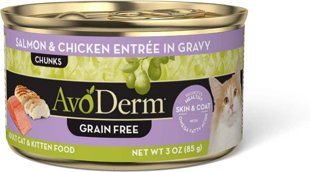 AvoDerm Grain-free Salmon Canned Cat Food