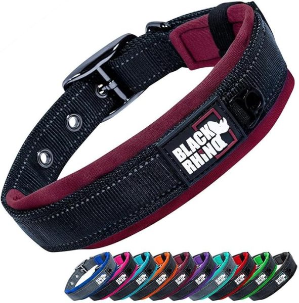 Black Rhino Ultra Soft Padded Dog Collar