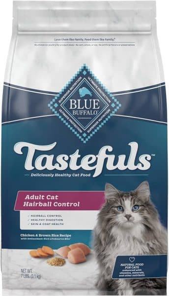 Blue Buffalo Indoor Hairball Control Natural Adult Dry Cat Food