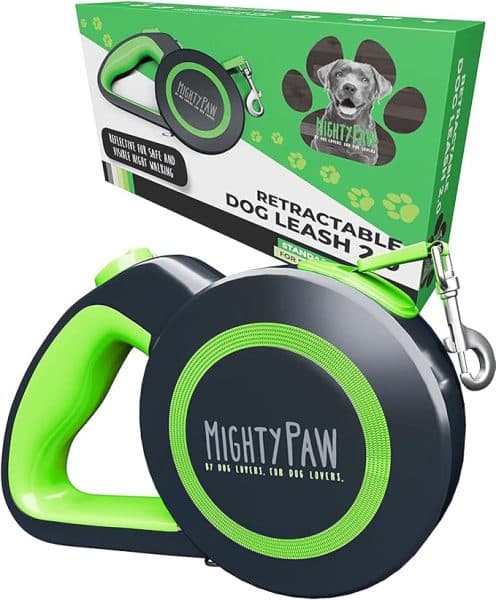 Mighty Paw Retractable Standard Dog Leash 2.0