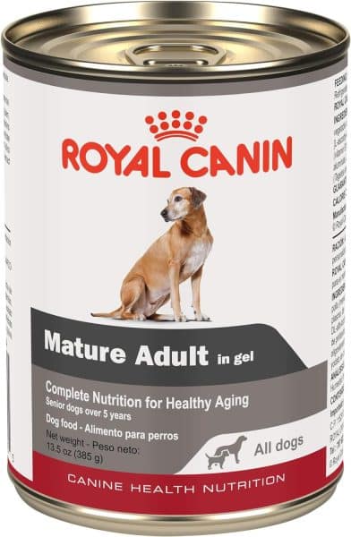 Royal Canin Canine Mature Adult in Gel Canned Dog Food