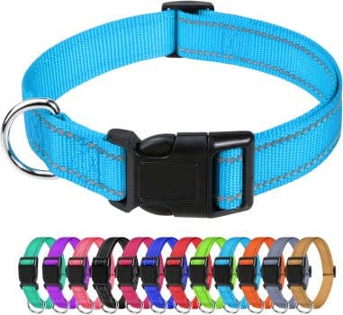 TagME Reflective Nylon Dog Collars